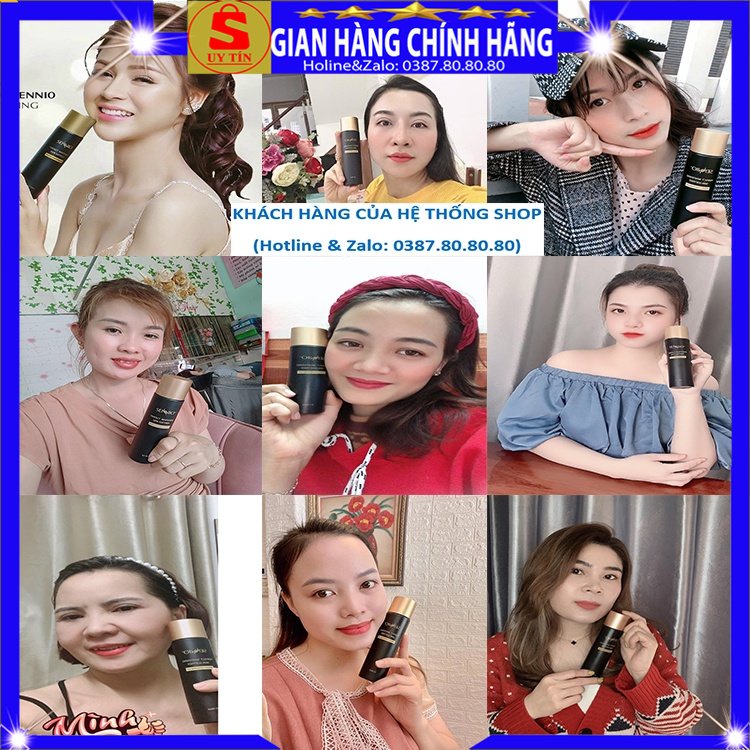 Nước hoa hồng không cồn se khít lỗ chân lông dưỡng trắng da Sennio hàn quốc kiềm dầu cấp ẩm cho da dầụ mụn nhờn khô nám