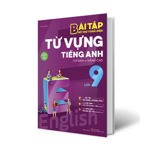 Sách - Bài tập bổ trợ toàn diện từ vựng tiếng Anh lớp 9 cơ bản và nâng cao MEGATHCS9422