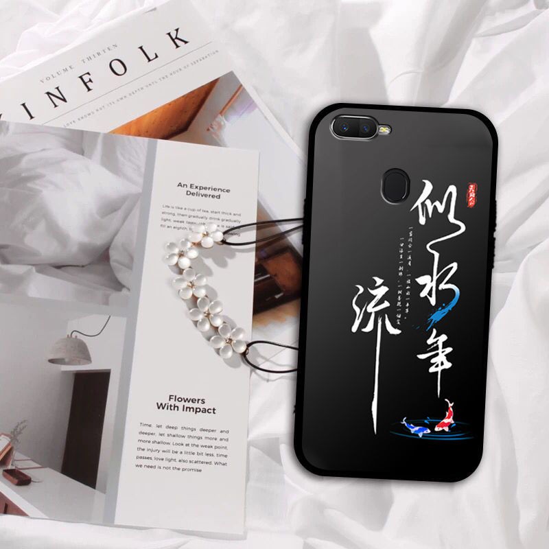 OPPOa7x mobile phone case OPPO A7X men s and women silicone anti-drop frosted OPPOF9 protective cover soft shell