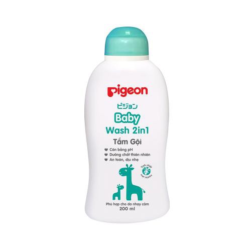 Sữa tắm Pigeon 200ml cho bé  an toàn  cho da