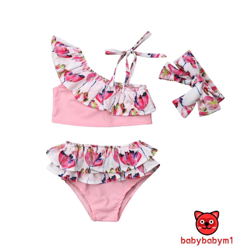 Set bikini 2 mảnh xinh xắn cho bé gái