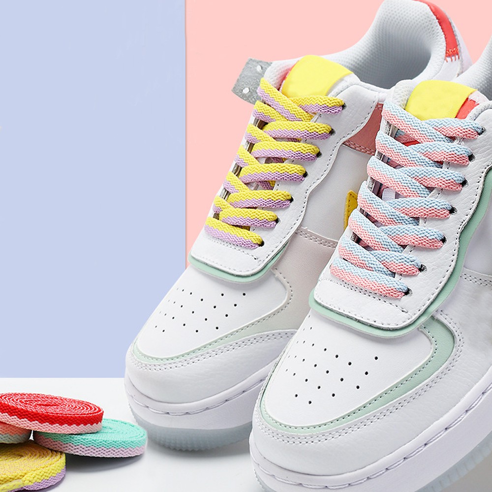 Cặp Dây Giày Thể Thao Nhiều Màu Sắc Độc Đáo