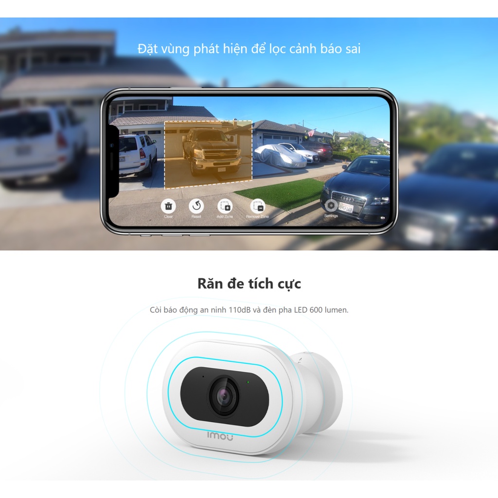 Camera Ngoài Trời F88FIP Phân Giải 4K Siêu Nét, Phát Hiện AI, Chóng Nước, Đêm Có Màu