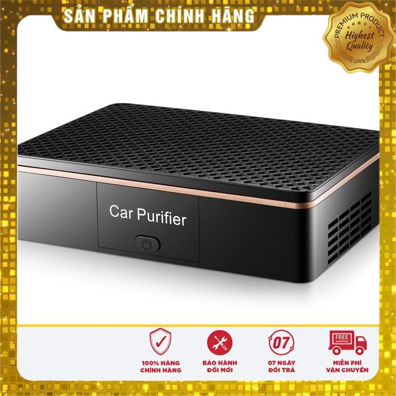 Máy Lọc Không Khí Smart Car Air Purifier Trên Xe Ôtô_Văn Phòng_Nhà Bếp_Phòng Khách_Phòng Ngủ (Màu Đen)