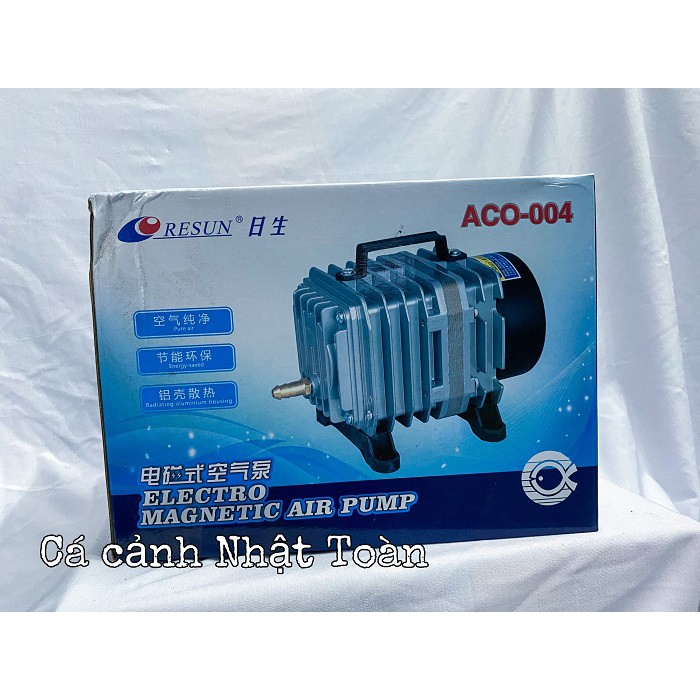 MÁY TẠO OXY BỂ CÁ RESUN ACO 004 ACO 006 TẶNG KÈM THANH CHIA 8 ĐẦU