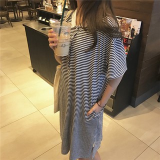 [ULZZANG]ĐẦM ULZZANG ĐẦM CỔ POLO ĐẦM THUN BASIC[ORDER]
