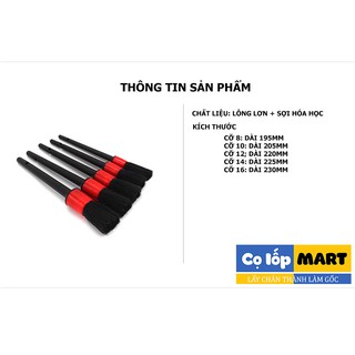 Combo 5 bộ chổi 5 chi tiết màu đen