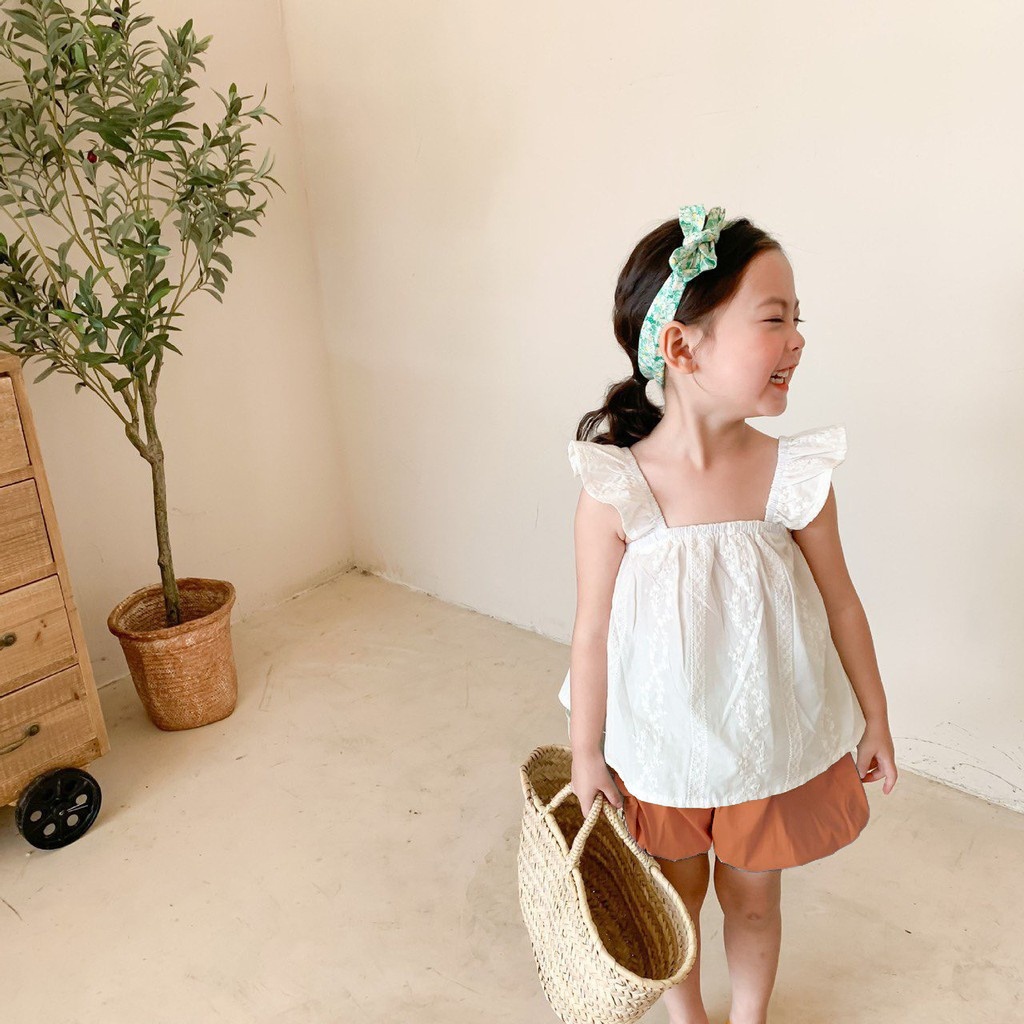 (8-20kg) Đồ bộ bé gái QATE893 - bộ quần áo bé gái ren hoa xinh xắn TB210