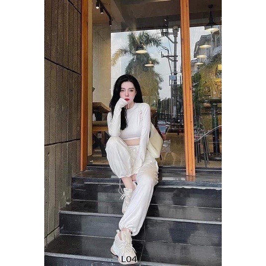 Quần Jogger Mùa Hè Nữ Chun Ống Nỉ Da Cá Trẻ Trung Thoáng Mát Phong Cách Hàn Quốc [ QN001 ]