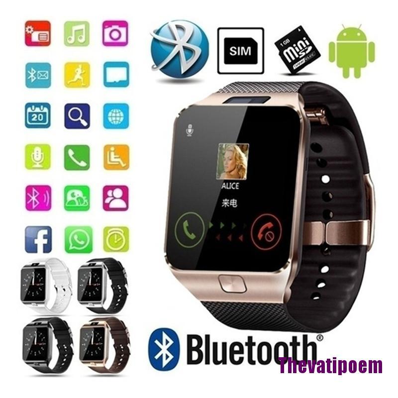 Bộ Đồng Hồ Thông Minh Bluetooth Có Camera Hỗ Trợ Thẻ Sim Cho Ios & Android