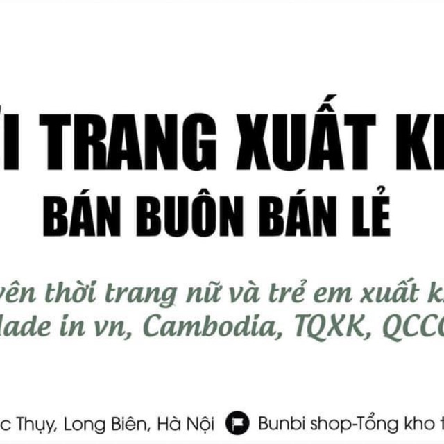 Bunbi Shop -Tổng kho VNXK, Cửa hàng trực tuyến | BigBuy360 - bigbuy360.vn