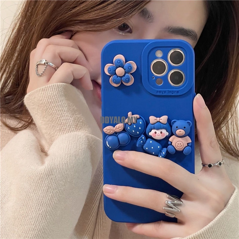 Ốp Điện Thoại Mềm In Hình Gấu/Bé Gái Cho Realme 8i 9i 9 Pro Plus C35 C31 7 5 6 Pro