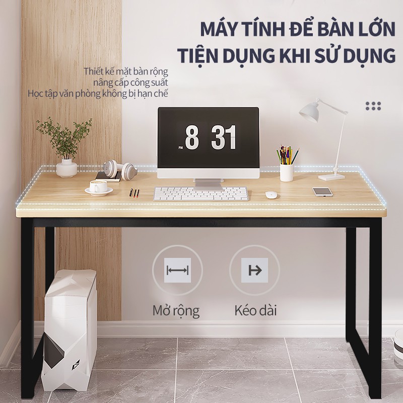 Bàn máy tính bàn học Phong cách Châu Âu, đơn giản và hiện đại, dễ dàng lắp đặt kiểu dáng đang thịnh hành YA21