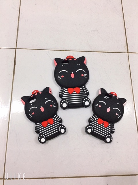 Ốp Cao Su Mèo Ip 6Plus,6SPlus