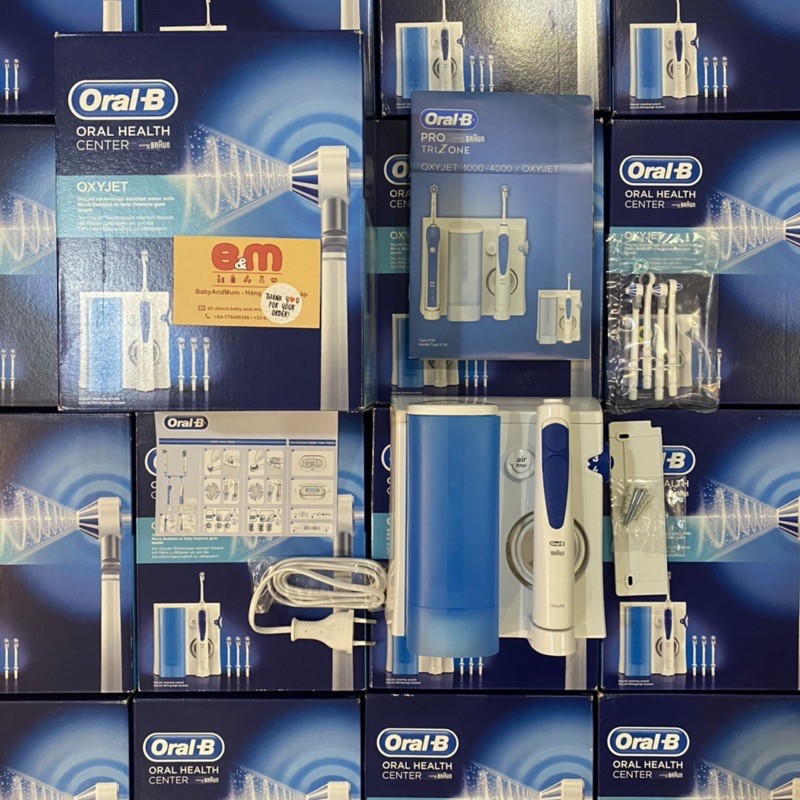 Máy tăm nước Oral b Oxyjet Hydropulseur - đủ bill