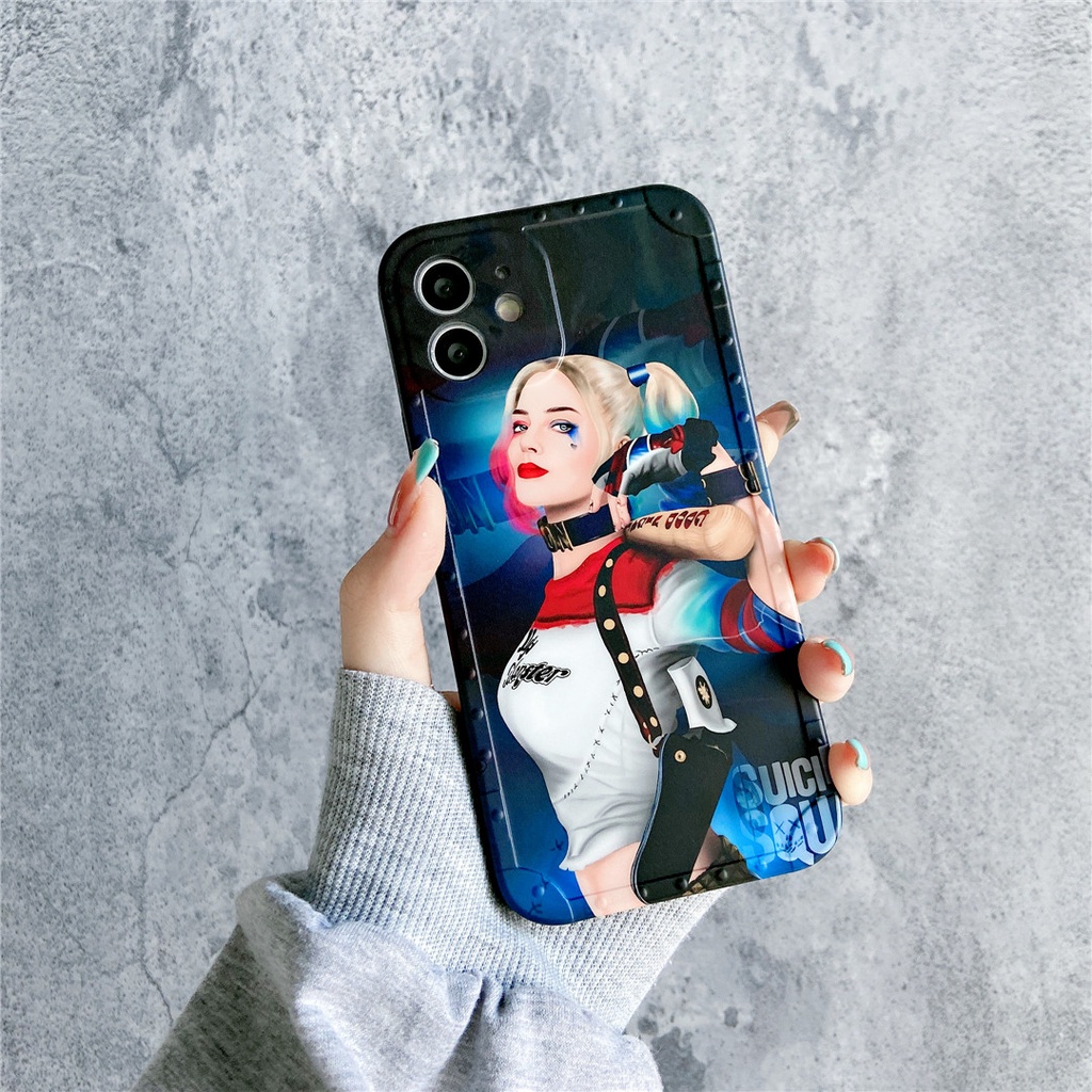 Ốp điện thoại nhựa hình Joker Harley Quinn thích hợp cho Iphone14 13 12 11 PRO MAX 7/8plus SE2020 X/XS XR XSMAX