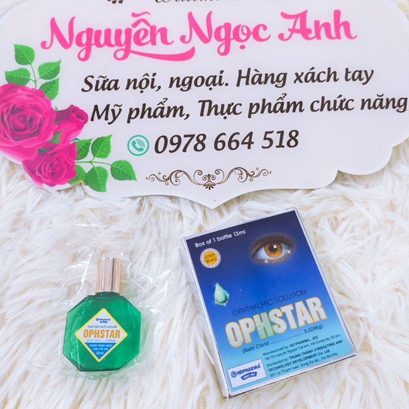 Dung dịch dưỡng mắt OPHSTAR chai 15ml