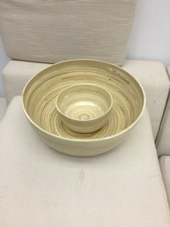 Bộ 2 chậu ngâm, mát xa chân tay làm từ cốt tre an toàn( giá từ xưởng)