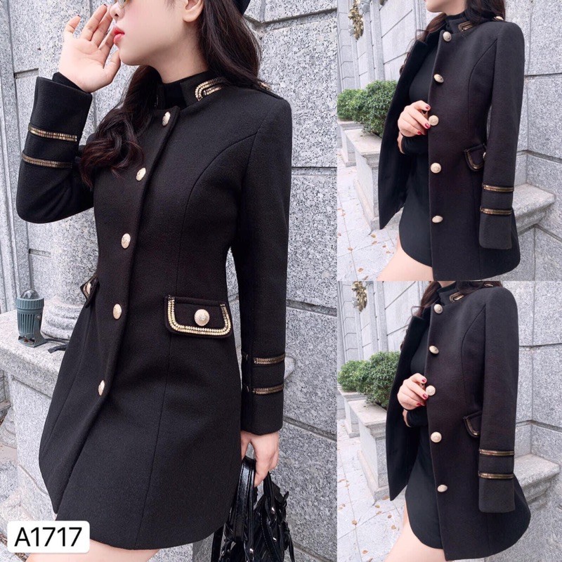 Áo khoác dạ hoàng gia xuất sắc | BigBuy360 - bigbuy360.vn