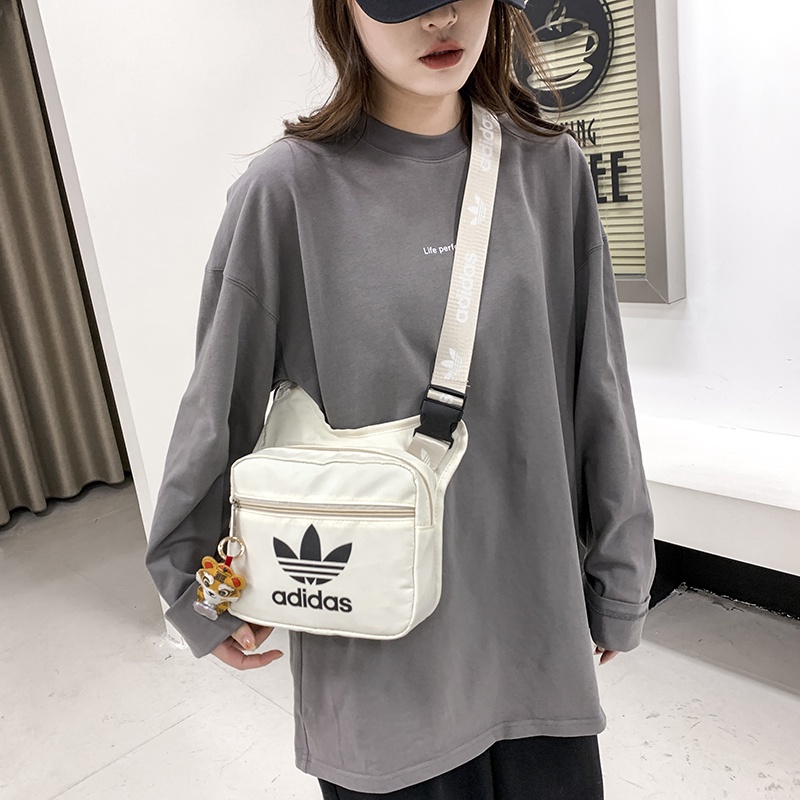 Túi đeo chéo Adidas nữ vai Cặp đôi Túi nylon Thể thao Thời trang Du lịch Thông thường
