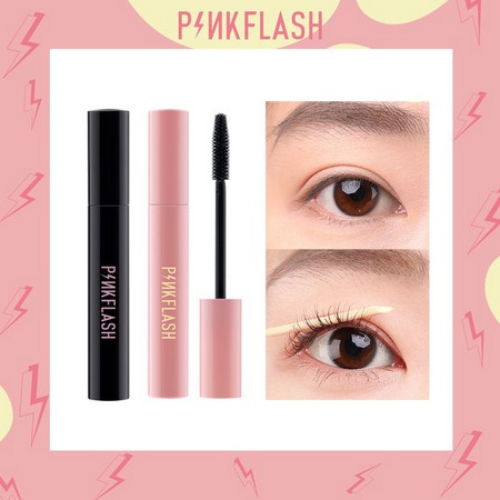 Pinkflash  Mascara Sợi Silicone Làm Dài Và Dày Mi Chống Thấm Nước