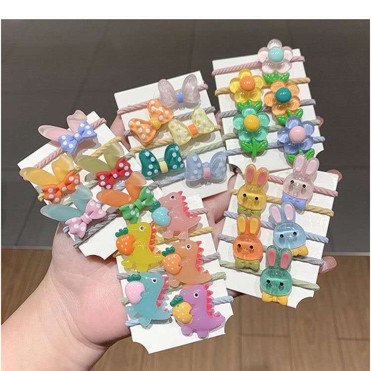 Dây Buộc Tóc Cao Su Họa Tiết Hoạt Hình Phong Cách Hàn Quốc Đáng Yêu Dành Cho Trẻ 2022