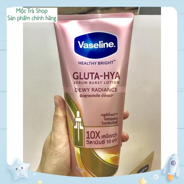 [Chính Hãng] [Mẫu mới 2021] Kem dưỡng da VASELINE 10X SERUM GLUTA - HYA  320ml Thái Lan  - moctra251219