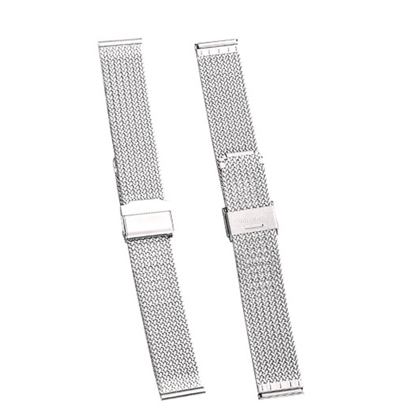 Dây Đeo Đồng Hồ Bằng Thép Không Gỉ Dạng Lưới Kích Thước 16mm 18mm 20mm 22mm Thông Dụng Cho DW