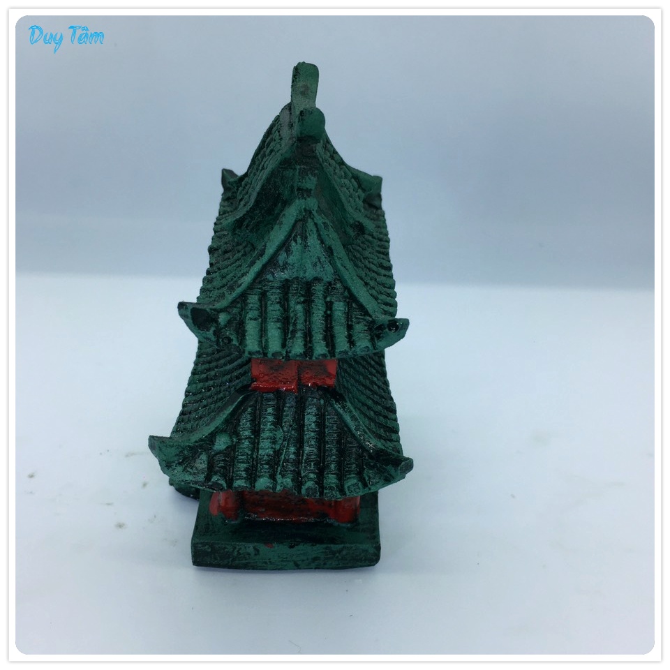 Tiểu cảnh mini, sen đá, bể cá, thủy sinh, non bộ, thác nước, trang trí terrarium, sân vườn. TC012- Mô hình nhà cổ trấn.