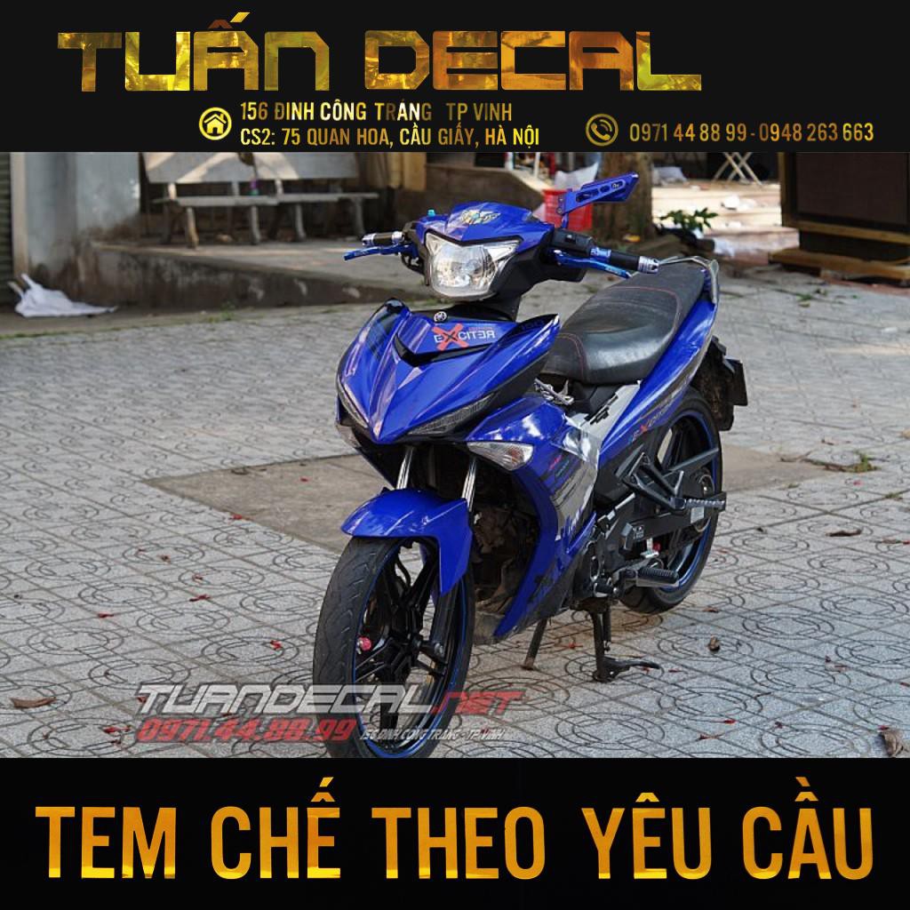 Tem Trùm Exciter 150 Chất Của Phố - Shop thiết kế theo yêu cầu của từng khách hàng