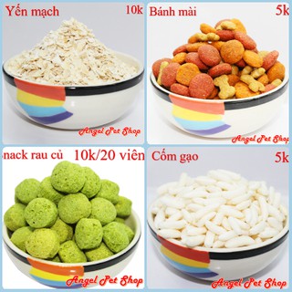 Combo 10 món thức ăn dặm cho hamster