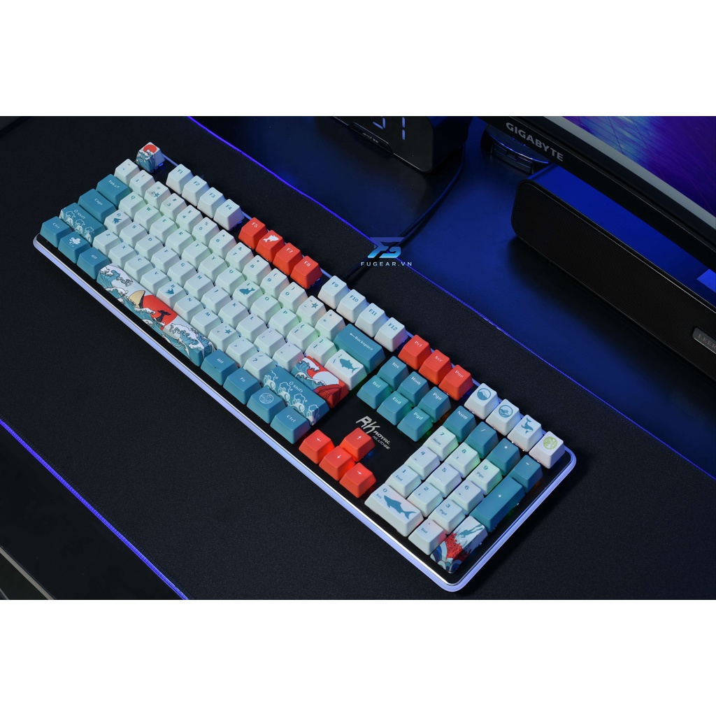 Tổng Hợp Set Keycaps PBT OEM DOUBLESHOT 104 Phím Đủ Màu Đủ Kiểu Chất Lượng Cao FUGEAR