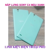 NẮP LƯNG SONY C4 MÀU XANH