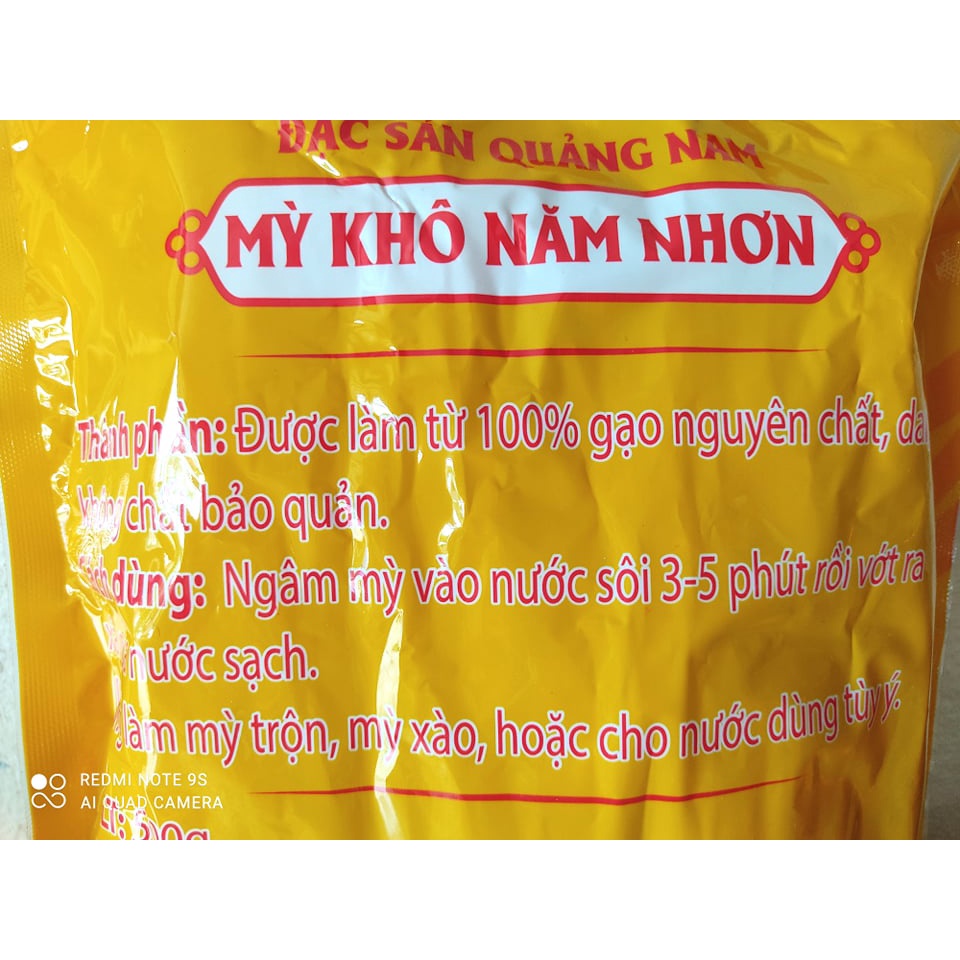 Mì khô Năm Nhơn 500g - Đặc sản Quảng Nam