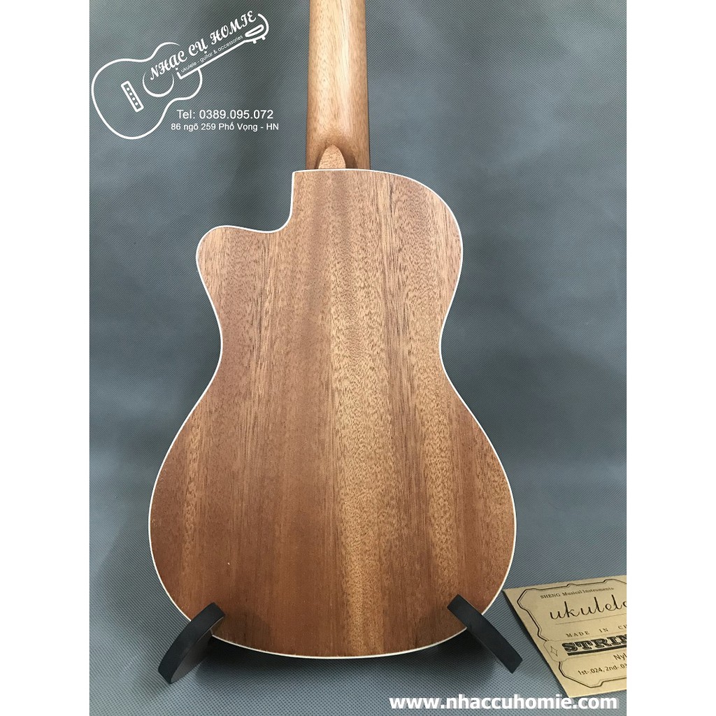 ĐÀN UKULELE CONCERT 23'' KHUYẾT CUKE KHÓA GOLD