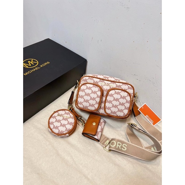 Túi 3 Chi Tiết , Túi Kèm Ví Nhỏ Dây Bản To Cá Tính