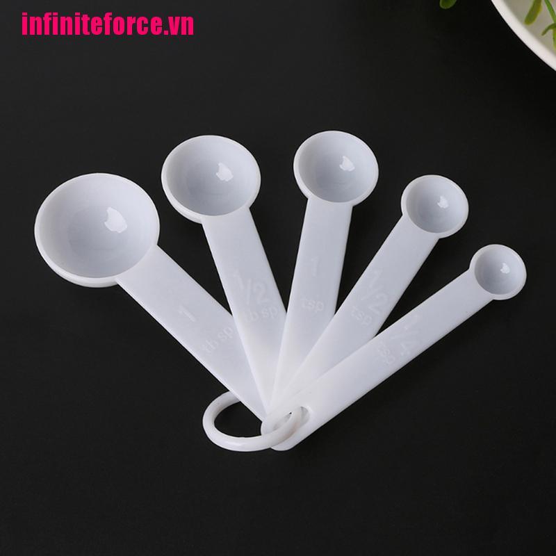Bộ 5 Muỗng Đo Lường Bằng Nhựa Chất Lượng Cao