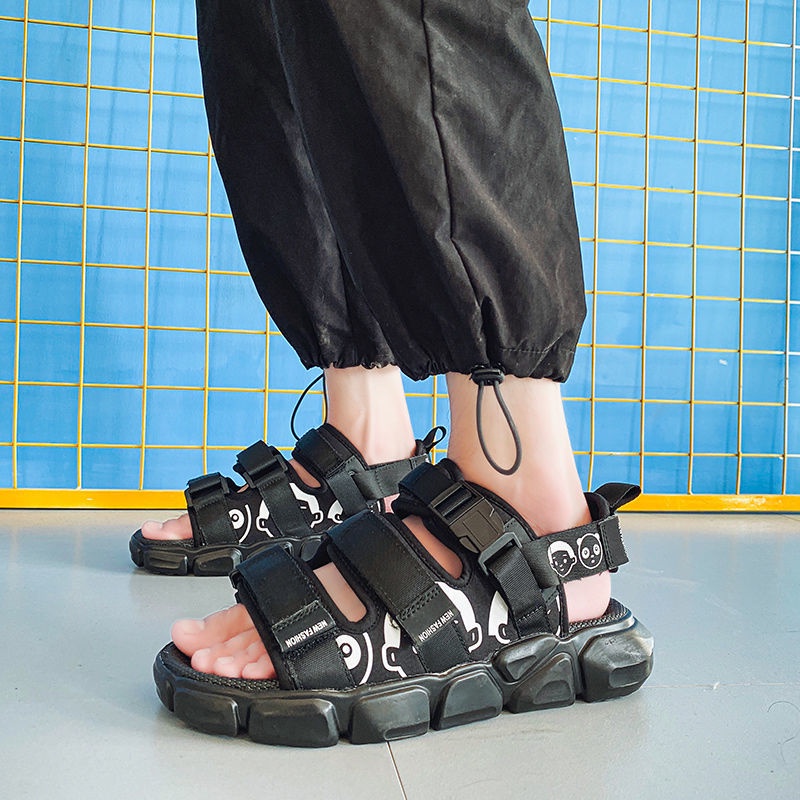 2023 Mới Sandal Thể Thao Đế Mềm Chống Trượt Thoáng Khí Thời Trang Dành Cho Nam