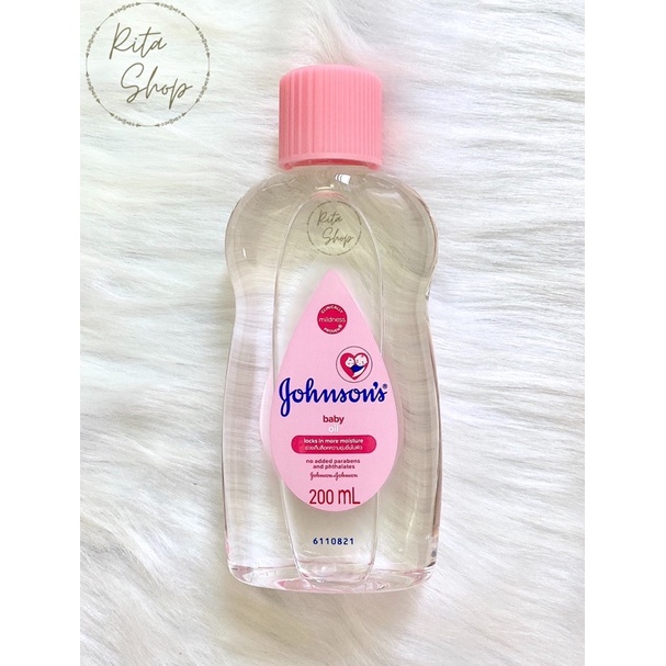 Dầu massage dưỡng ẩm Johnson’s baby oil 200ml