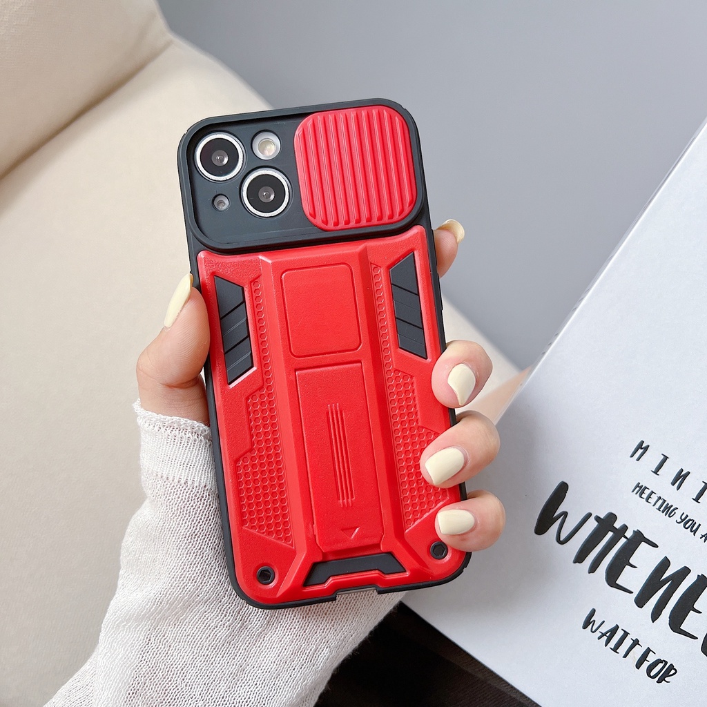 Ốp Điện Thoại Có Nắp Trượt Bảo Vệ camera Cho IPhone 7 plus 8 6s plus x xs max xr 13 Pro max 12 11 Pro max