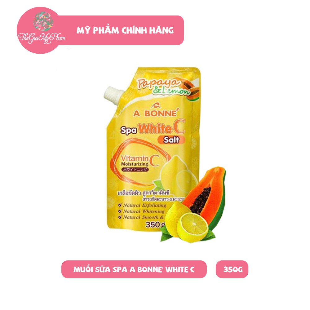 Muối Tắm Sữa A Bonne Spa White C Salt 350g