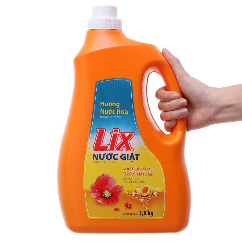 Nước giặt Lix 3.8kg chọn màu