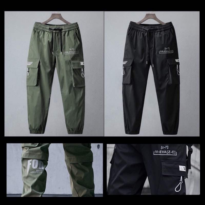 Quần jogger nam túi hộp chất kaki cao cấp mềm mịn C26