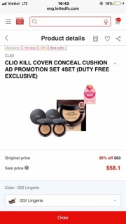CLIO KILL COVER - AMPOULE