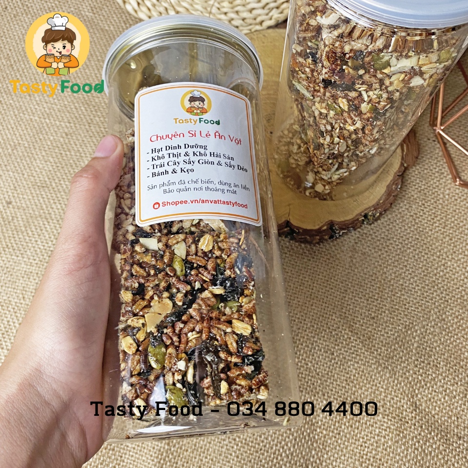 250G Thanh Gạo Lứt Rong Biển Tasty Food