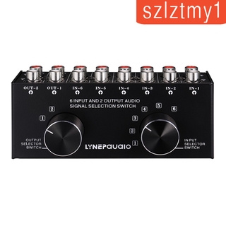 SELECTION Bộ Chuyển Đổi Tín Hiệu Âm Thanh Rca 6 Vào 2