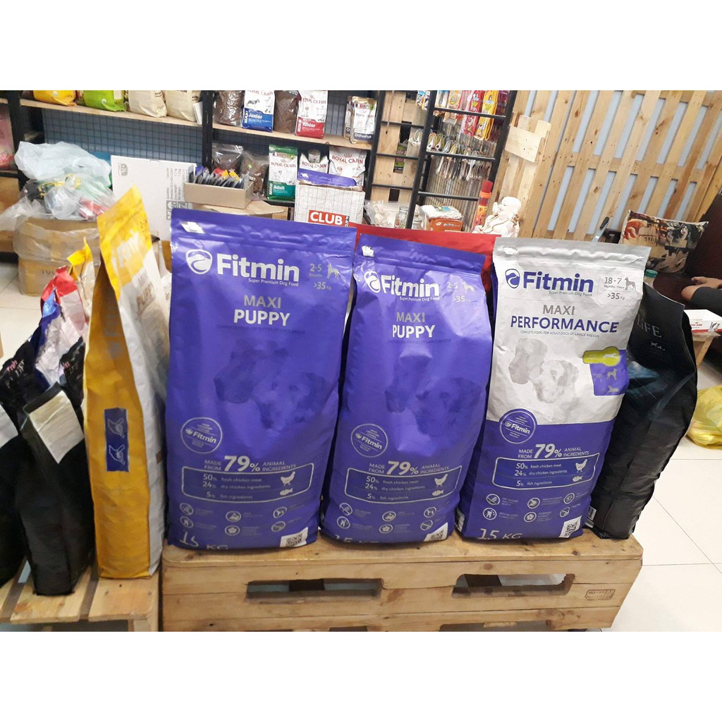 Thức ăn cho chó con - Fitmin dog maxi puppy 3kg