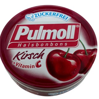 Kẹo ngậm ho không đường Pulmoll Kirsch vị cherry hộp 50g