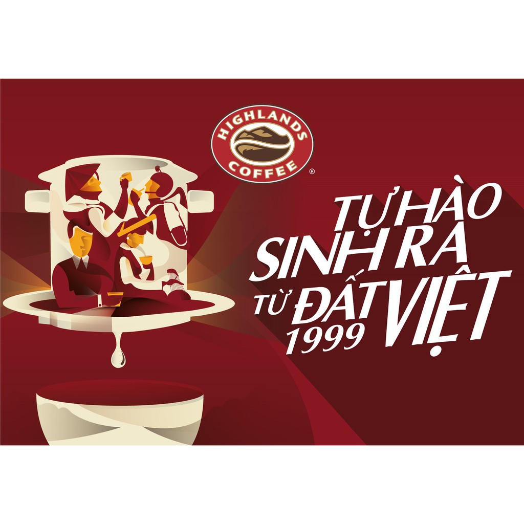 Cà Phê Rang Xay Truyền Thống Highlands Coffee túi 200g