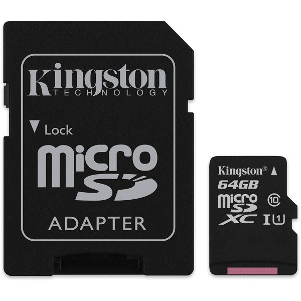 ■︎ Thẻ Nhớ Micro SDXC Kingston 64GB Class 10 tốc độ đọc 100mbs  (Tem FPT/SPC) - BH 5 năm 1 đổi 1